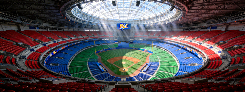 纽约大都会体育场内部座位全景